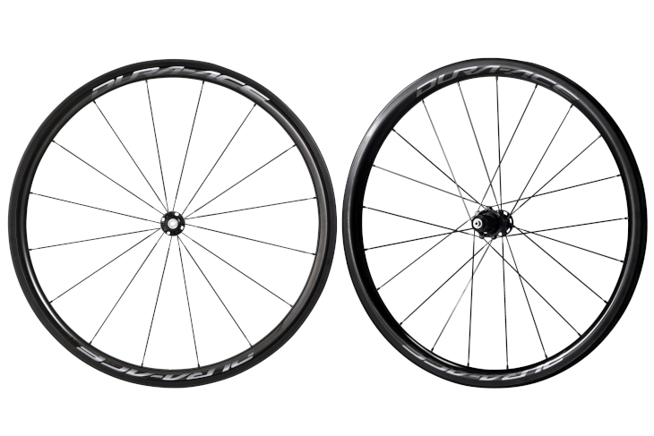 ชุดล้อเสือหมอบ DURA-ACE ,WH-R9100-C40-TU, FULL CARBON, Tubular, 11-SPD (มีถุงใส่ล้อให้) 700C